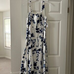 Old Navy Linen Blend Midi Dress NWT